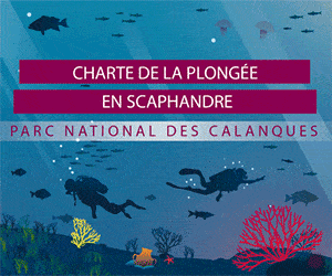 Charte de la plongée en scaphandre Parc National des Calanques