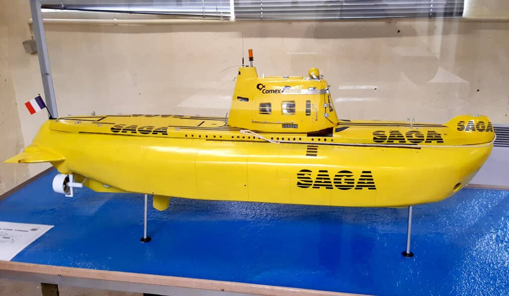 Maquette du sous-marin SAGA - AixPlo février 2020